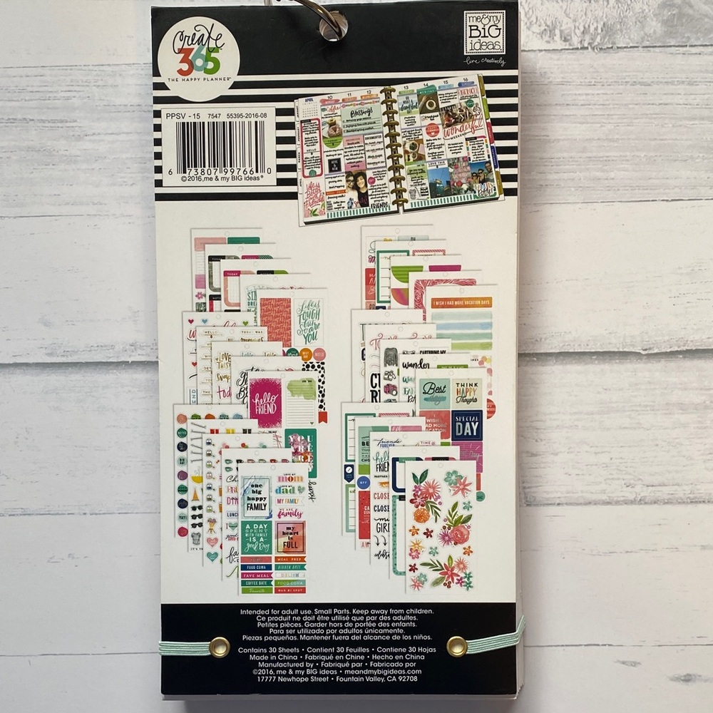 The Happy Planner Colorful Memory Keeping Sticker Bundle - Picture 12 of 13